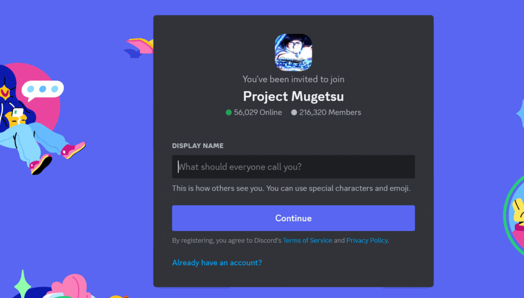 Project Mugetsu Trello Discord 2024 Game